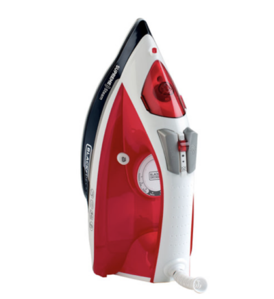 Plancha Black and Decker Supreme Steam Roja - Image 2