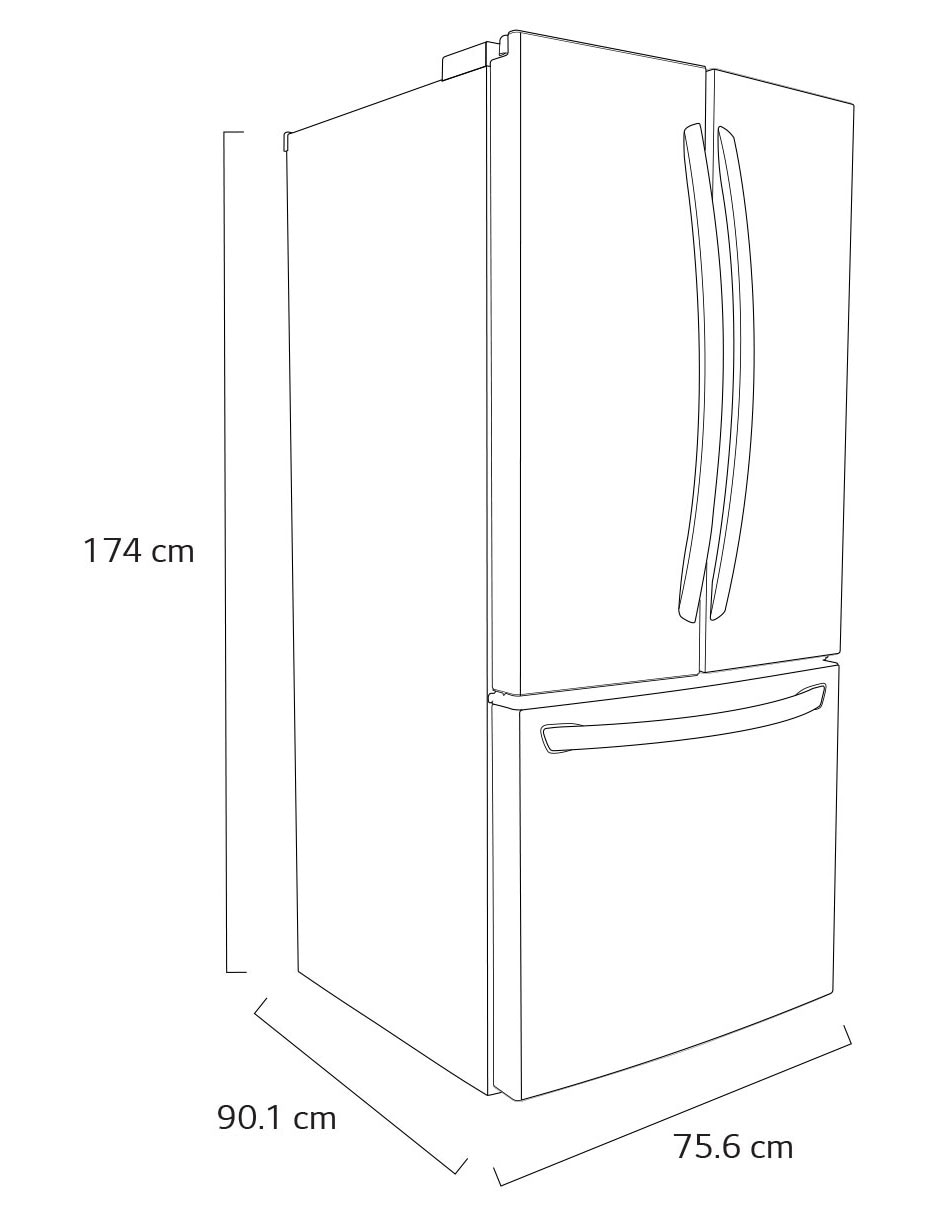Refrigerador LG 22 pies cúbicos GF22BGSK - Image 6